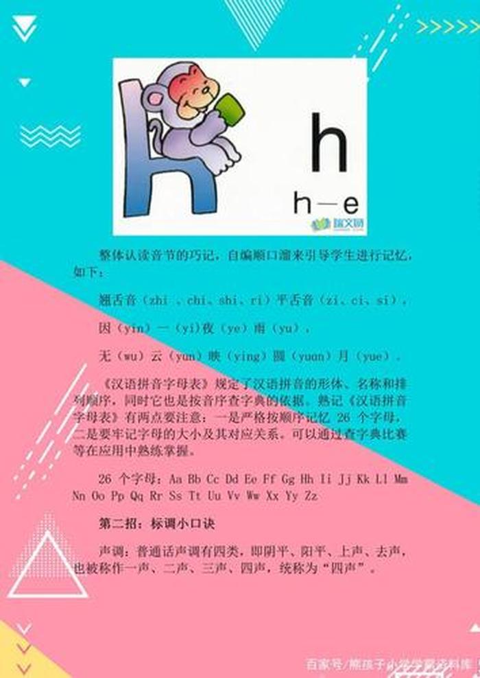 拼音教学理论、汉语拼音常用教学方法