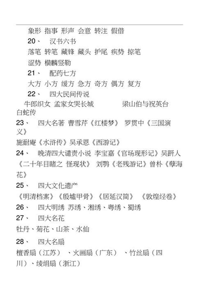 75个中国文化常识 - 我国常识