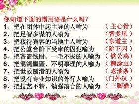 简短趣味语文小知识 关于语文的趣味知识