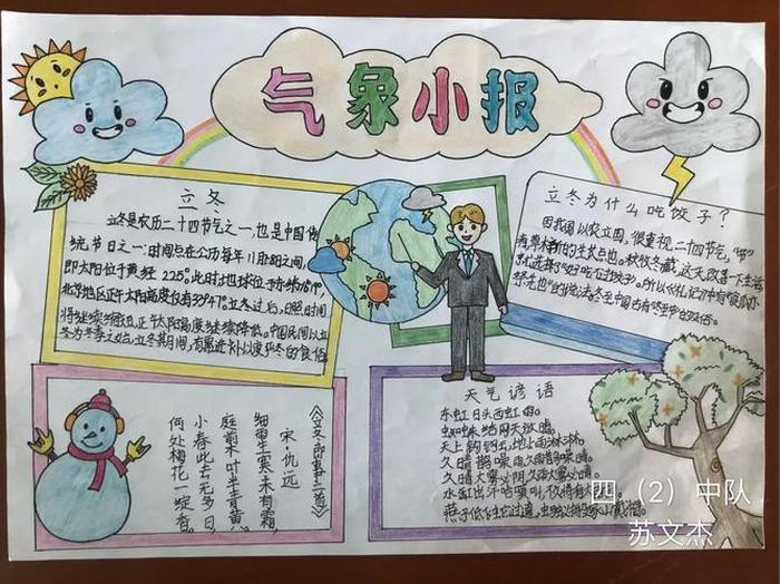 气象与生活科普小知识手抄报 - 气象手抄报内容怎么写简单