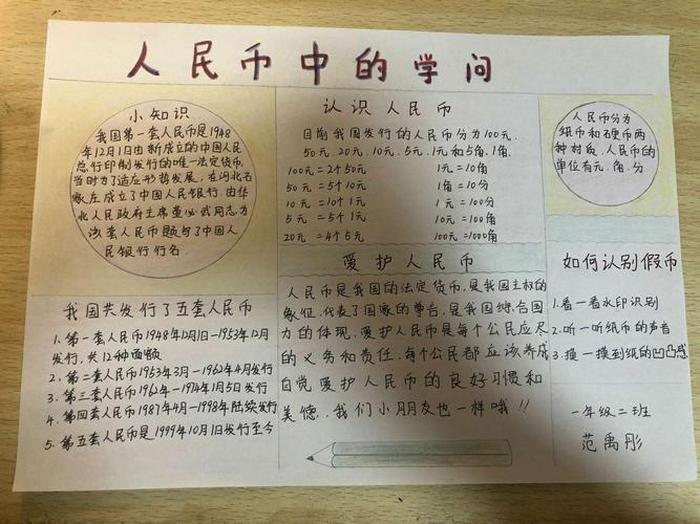 一年级科普小知识钱的由来 一年级人民币基本知识