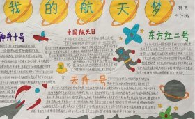 航天小知识手抄报内容 - 航天小知识摘抄简短