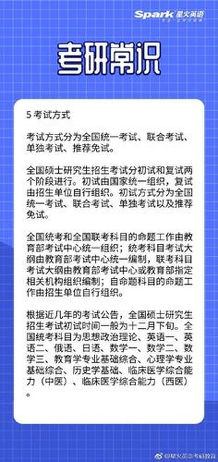 考研各种常识大全；有关考研的相关知识