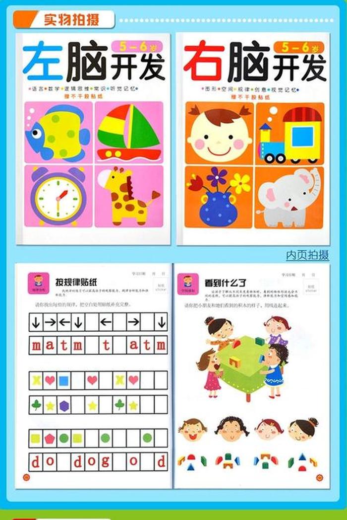 0到6岁早教内容，适合5-6岁的早教