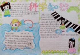 科学知识报、以科学知识为主的手抄报