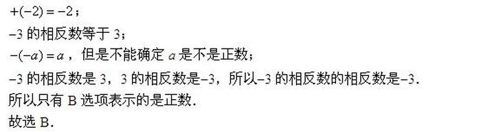 什么才叫正数，哪些数叫做正数
