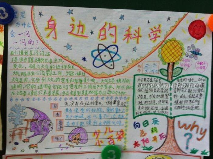 关于科学小常识的手抄报图片 - 手抄报科学知识为主题