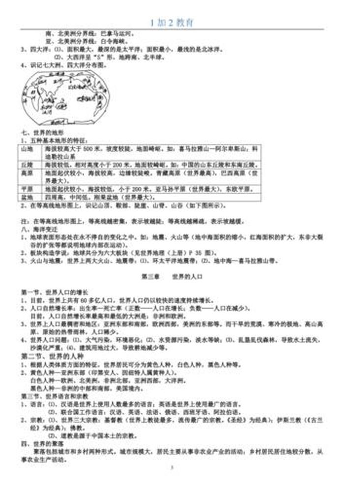 中考生活常识知识点大全 - 中考常考必考知识点总结