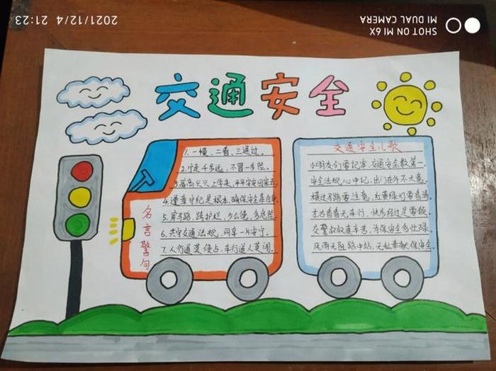 日常生活安全知识画报 安全生活手抄报