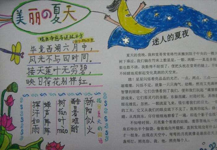 夏天科普小知识有哪些；夏天小知识手抄报内容