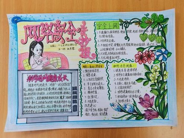 关于网络安全知识 关于网络安全手抄报