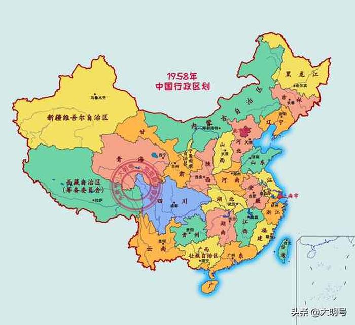 中国最大的直辖市 - 我国有23个省、5个自治区