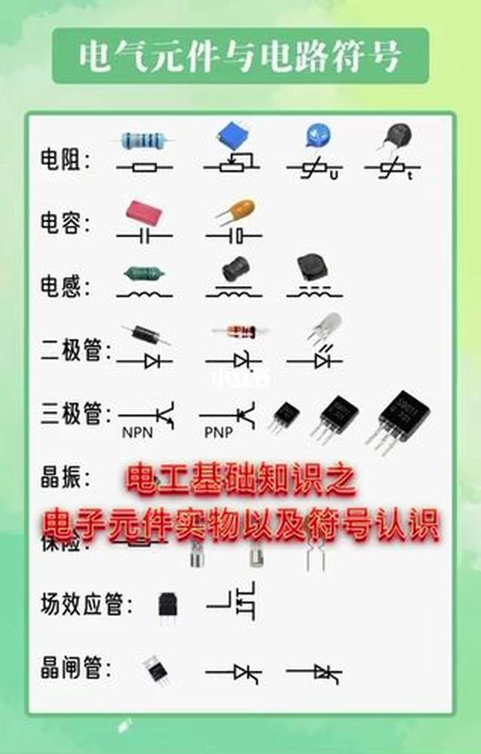 电子元器件基础知识大全 电子元件入门