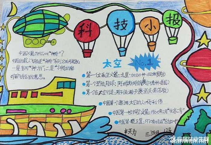 四年级的科学绘画简单易懂 - 四年级科学手抄报简单又好看