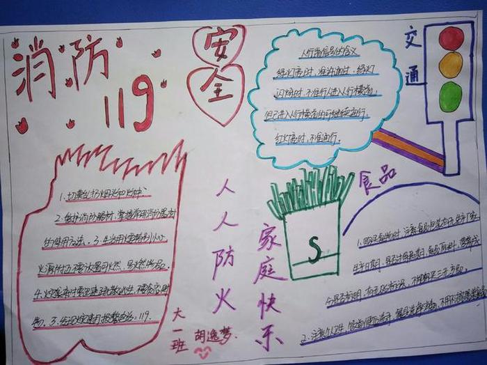 安全防护知识内容手抄报，最简单的安全手抄报