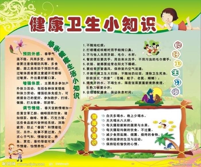 健康知识图片大全简单、健康知识小常识100条
