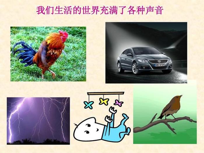 生活中各种声音 - 我们生活中有很多声音,有