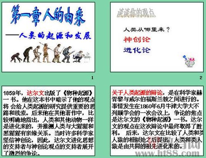 科普知识人类的起源；人类文明起源