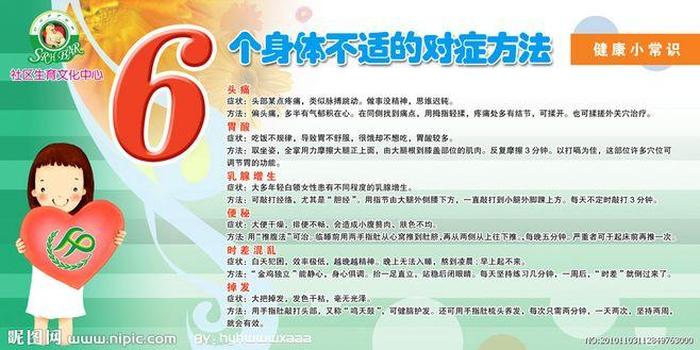 日常健康小知识内容，每日健康小常识