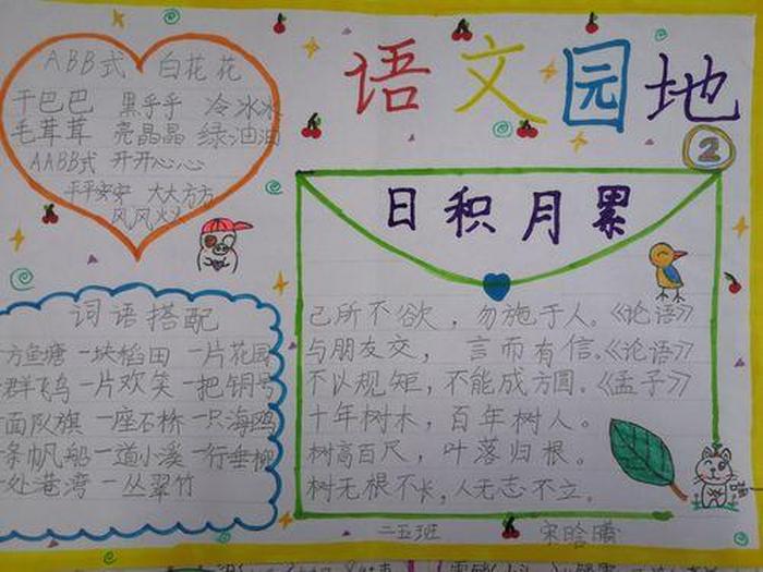 语文小知识手抄报 语文知识小报简单又漂亮