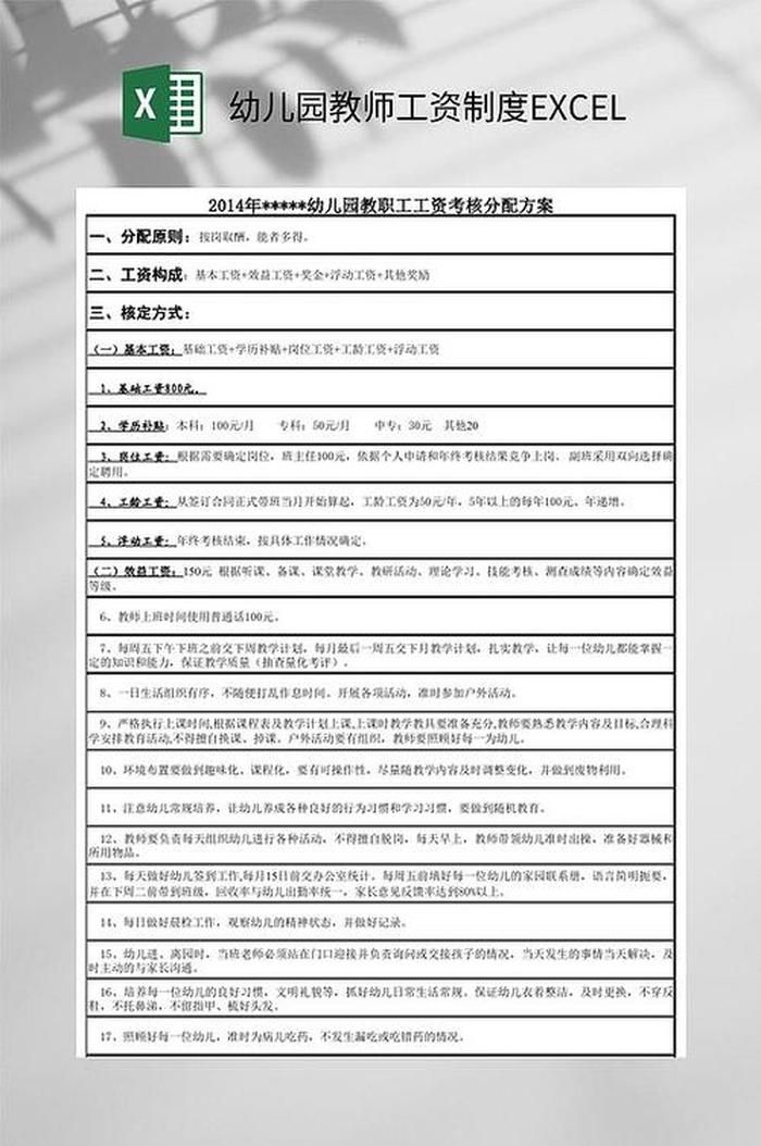 幼儿园老师必备常识 - 幼儿园老师工资