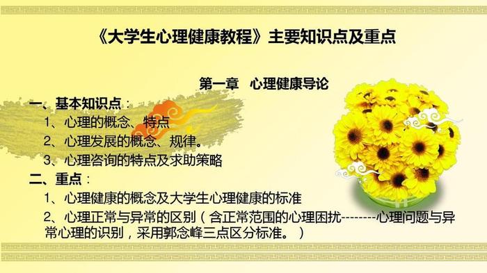 心理健康知识内容资料 大学生常见心理问题