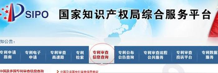 中国知识产权查询网站官网；专利网查询入口