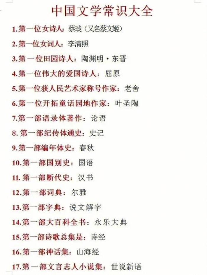 基本常识大全图片；中国基本常识大全