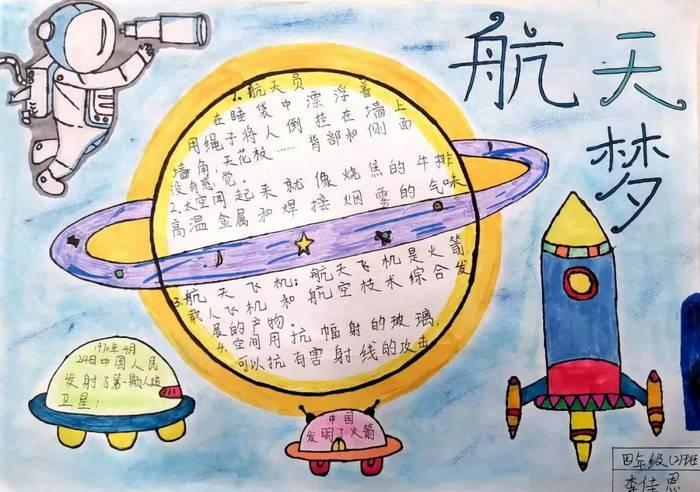 小学生航天科普手抄报，关于航天的知识和资料