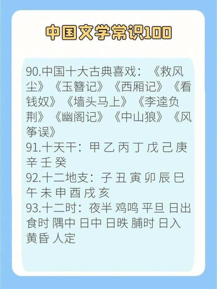 小学生必知常识 孩子必知的中国知识