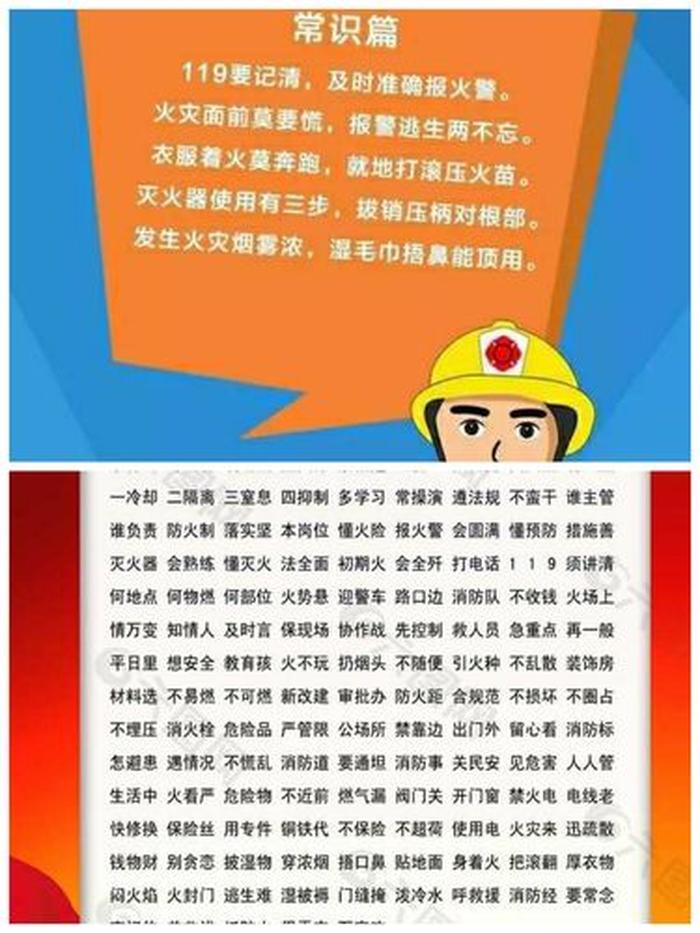 消防安全小知识简短 - 消防十二字口诀