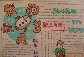 科技手抄报内容摘抄关于宇宙 小学生太空手抄报内容