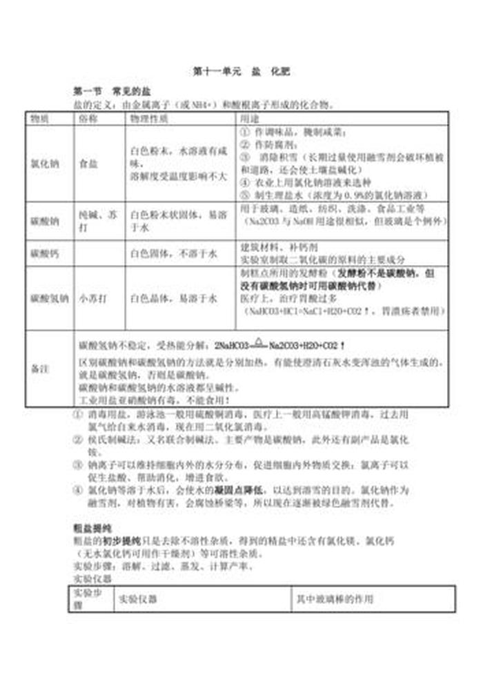 生活中化学科普小知识、化学常识知识大全