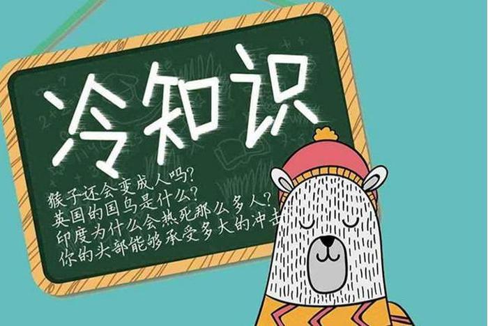 冷知识大全长知识，让人难以相信的冷知识