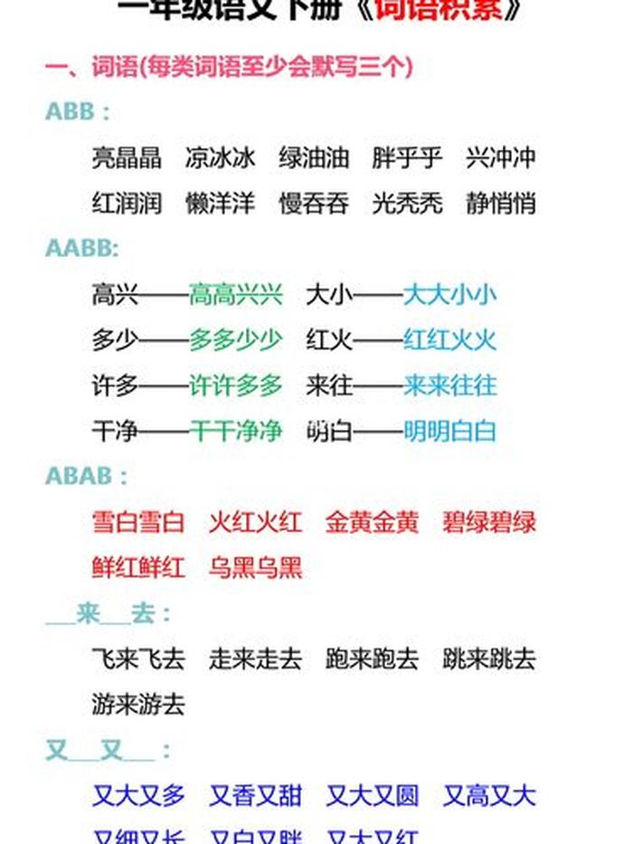 科普小知识简短一年级 一年级语文积累小知识