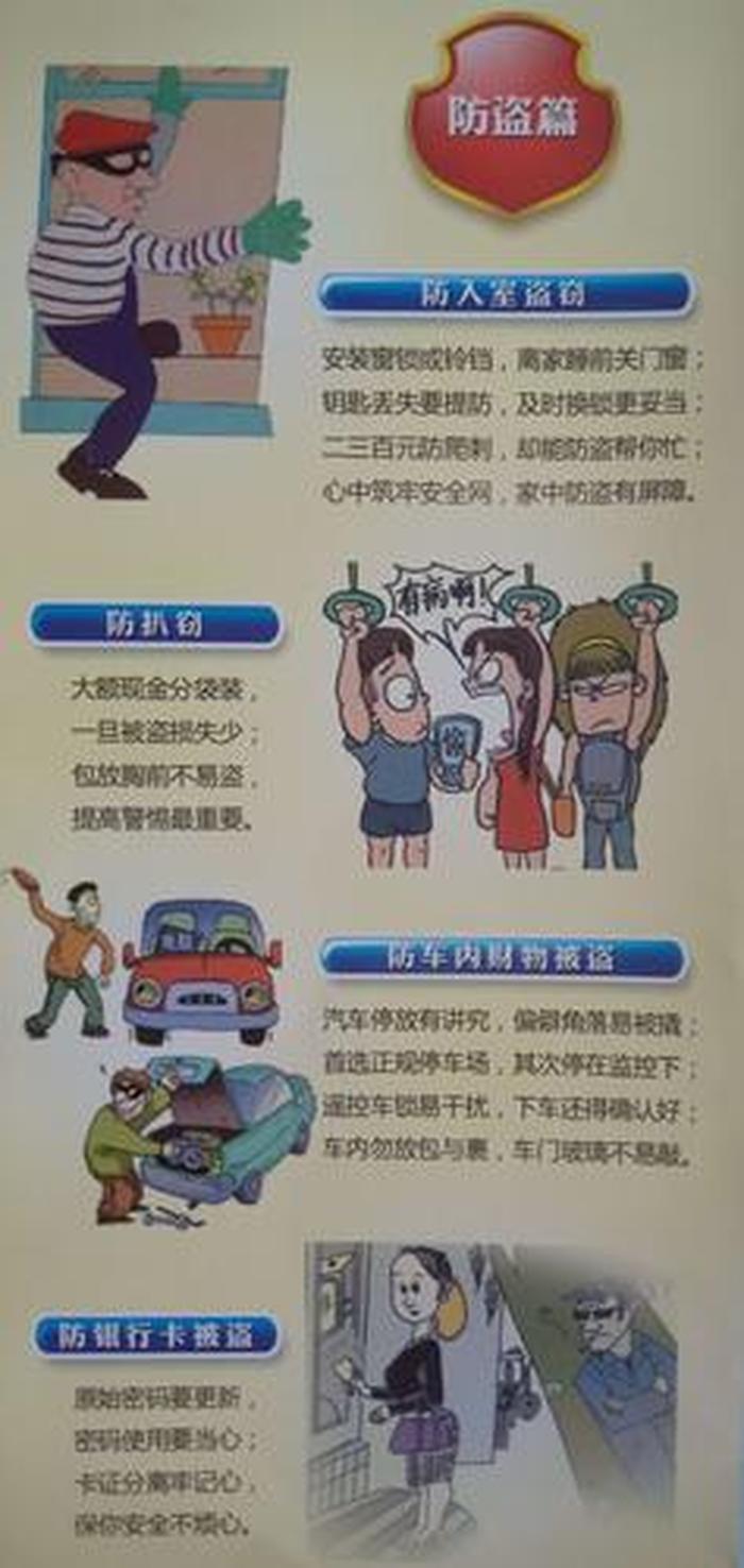 安全知识宣传知识；安全知识小常识