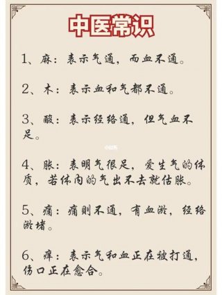 每日中医养生小知识；中医知识大全免费阅读