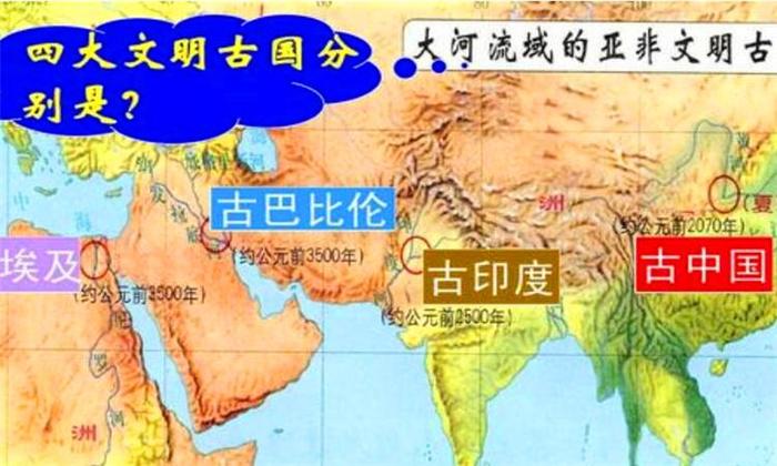 世界之最百科知识大全，世界上的四大文明古国