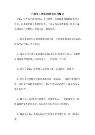 关于知识的励志语录小学生作文 - 小学生励志的句子