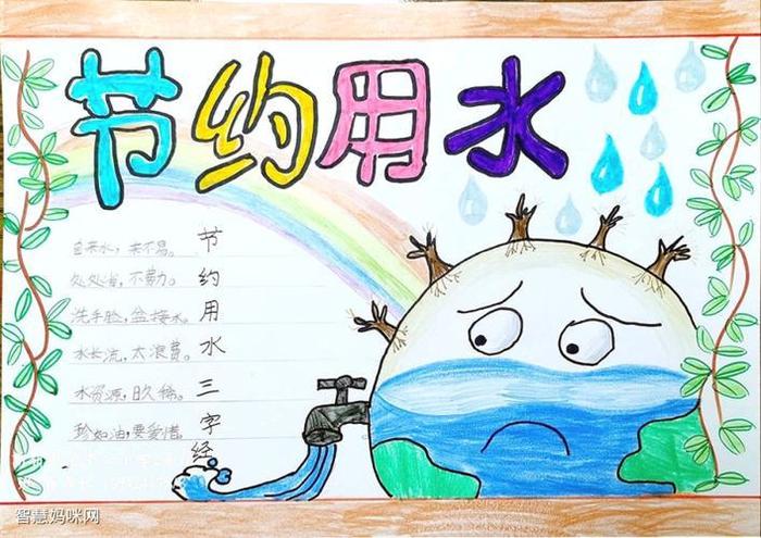 科普日常 小常识手抄报 - 节约用水手抄报内容