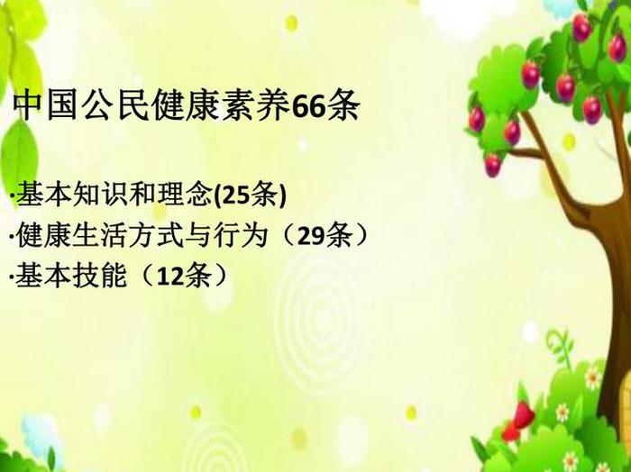健康知识课件大全；健康素养66条知识讲座课件