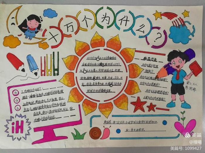 十万个为什么科普小知识手抄报 宇宙科普小知识