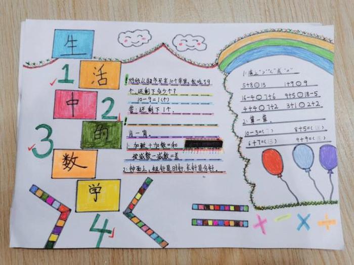 《生活中的数学》 一年级数学展示三分钟