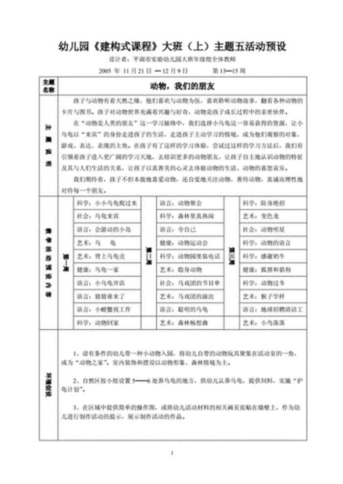 幼儿园大班中国科普小知识、大班幼儿常规培养内容