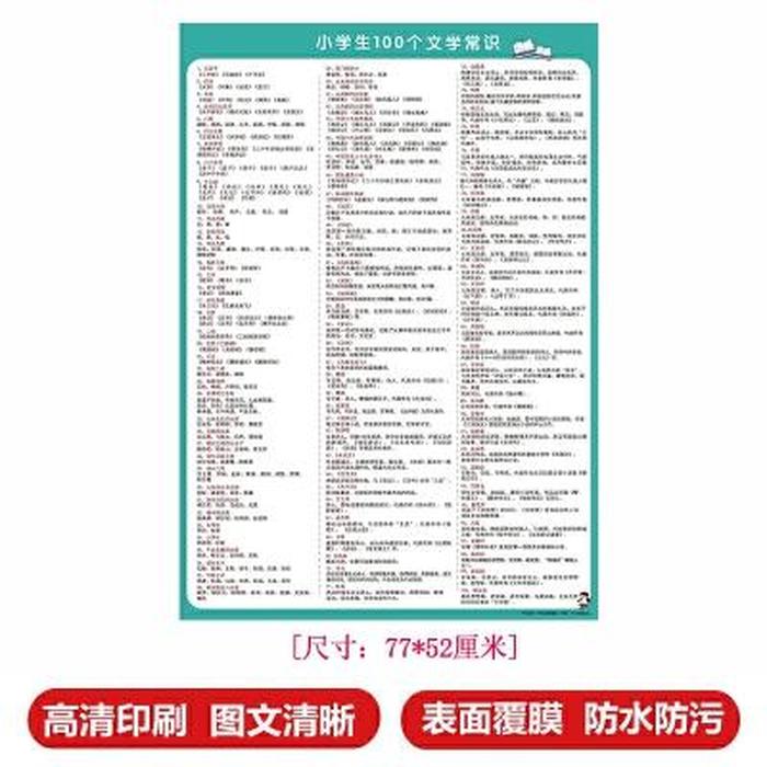 小学基本知识100个常识解说；小学生基础知识大全