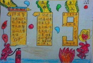 生活中的小常识小科普手抄报 - 有关安全的手抄报