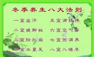 冬季养生健康小常识大全 - 冬季养生小技巧