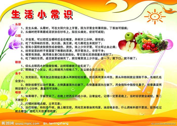 103个科学小常识图片 生活小常识大全带图片