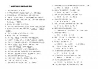 少儿百科知识大全题库答案、小学生百科常识100题