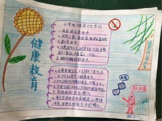 健康小知识手抄报内容 简单，健康手抄报简单又漂亮
